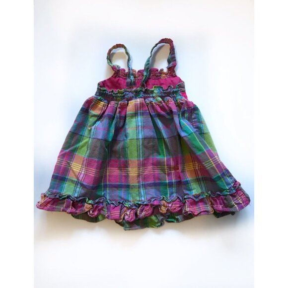 Sophie Rose Baby Girl Plaid Dress 12M - Picture 2 of 2